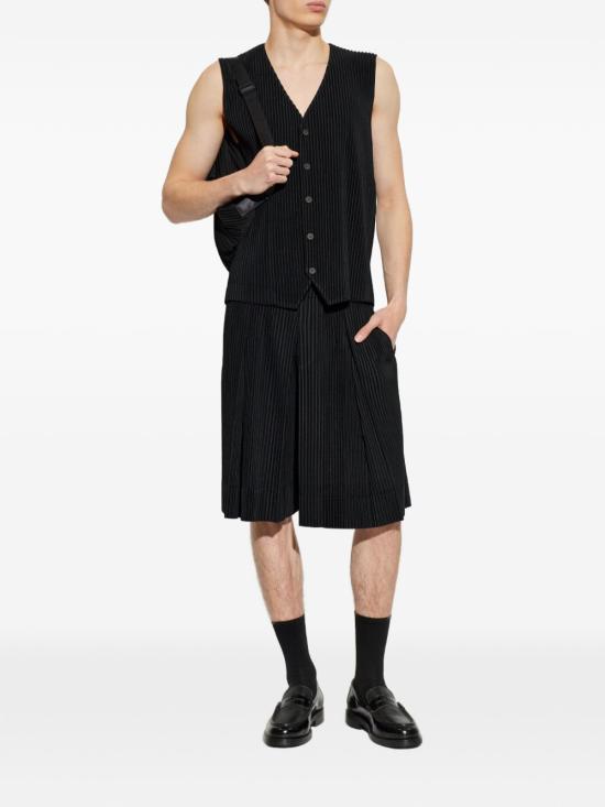 26SS 옴므 플리세 이세이 미야케 니트 베스트 HP67JE511 15 BLACK - HOMME PLISSE' ISSEY MIYAKE