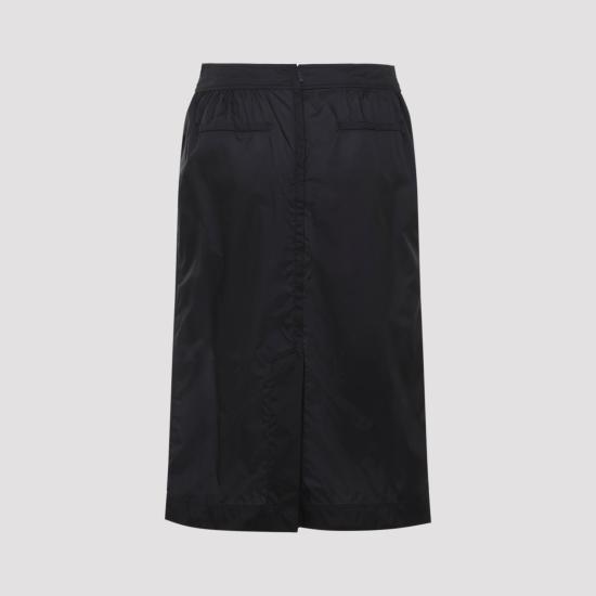 26SS 생로랑 미디 스커트 870894 Y8J40 1000 TRANSPARE NOIR - SAINT LAURENT