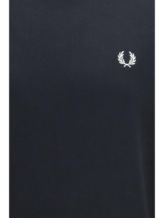 26SS 프레드페리 후드 티셔츠 M7535 184 BLACK - FRED PERRY
