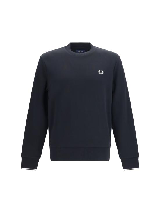 26SS 프레드페리 후드 티셔츠 M7535 184 BLACK