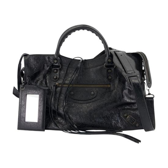 26FW 발렌시아가 르 시티 백 865760 2ACFH 1000 black
