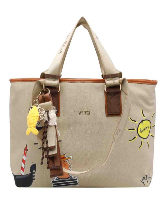 26SS 브이73 토트백 73BS9TZ01CBEIGECUOIO Beige