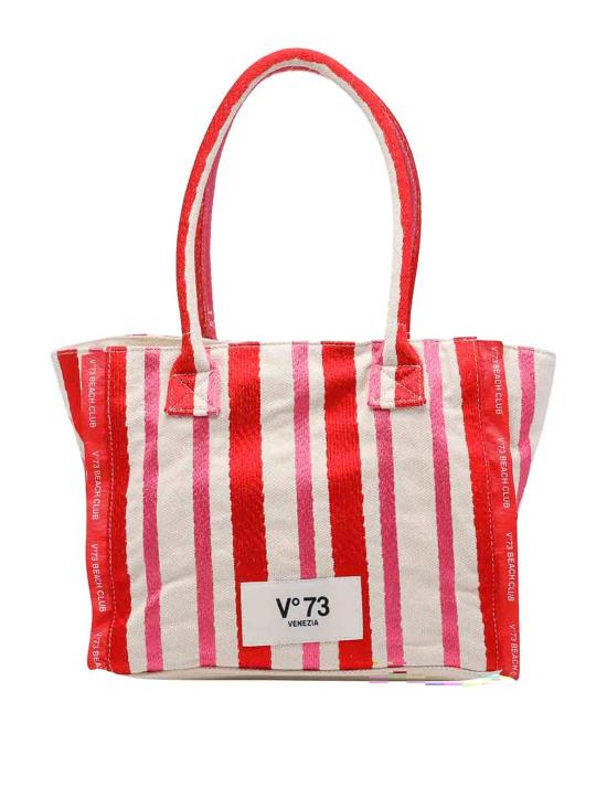 26SS 브이73 토트백 73BS9MV02RROSSOMULTICOLOR Red