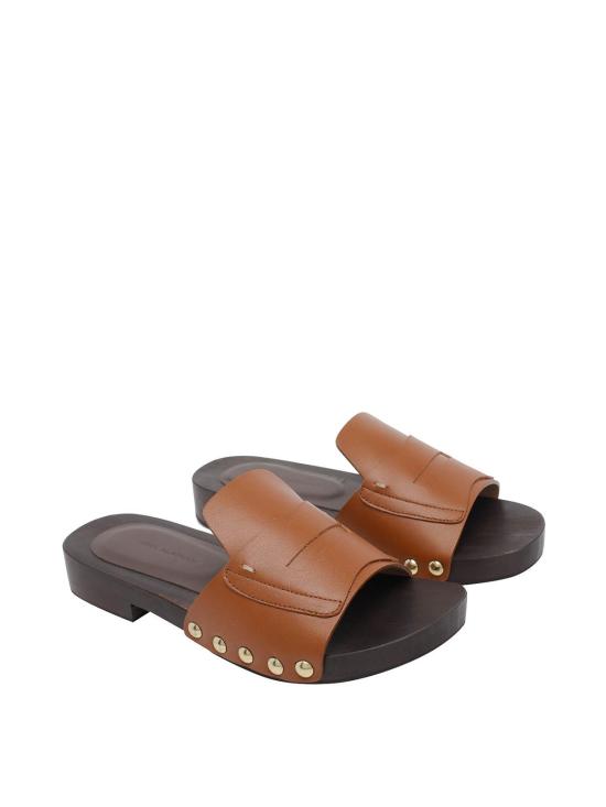 26SS 엔젤 알라르콘 뮬/슬리퍼 26097WD1GOTEBORGCUERO Brown - ANGEL ALARCON