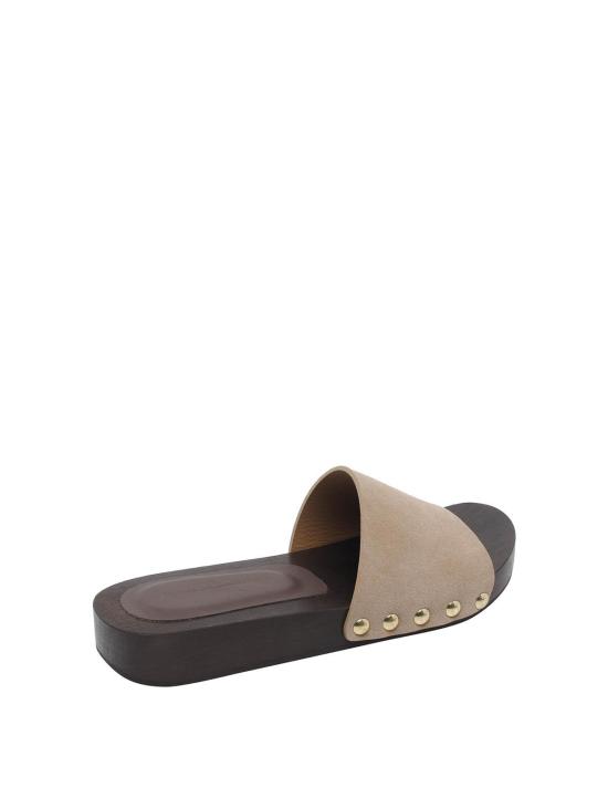 26SS 엔젤 알라르콘 뮬/슬리퍼 26098WD2SUEDEGRANO Beige - ANGEL ALARCON