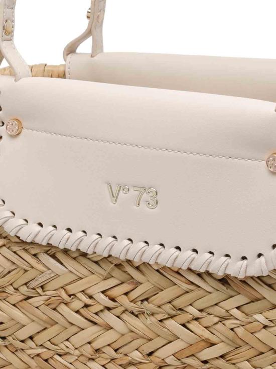 26SS 브이73 토트백 73BS9N201OFFWHITENATURALE Beige - V73