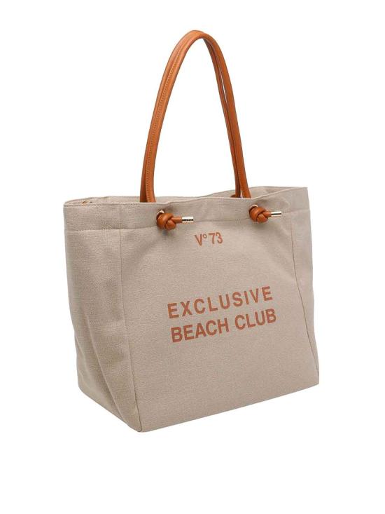 26SS 브이73 토트백 73BS9QM01NATURALECUOIO Beige - V73