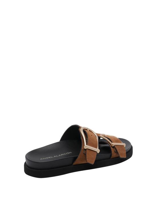 26SS 엔젤 알라르콘 뮬/슬리퍼 26090BIOLONDONBROWN Brown - ANGEL ALARCON