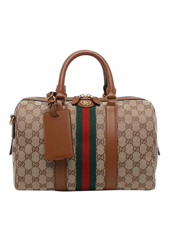 26SS 구찌 오피디아 미디움 보스턴 백 857595FAFUF9870 Brown