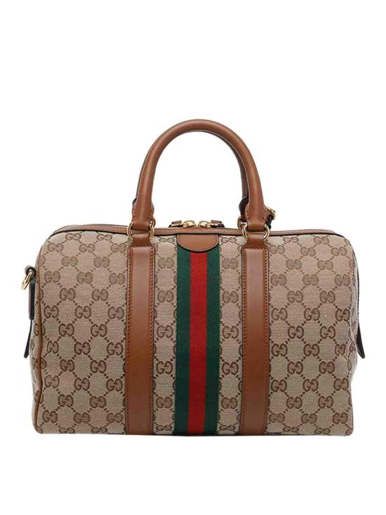 26SS 구찌 오피디아 미디움 보스턴 백 857595FAFUF9870 Brown - GUCCI