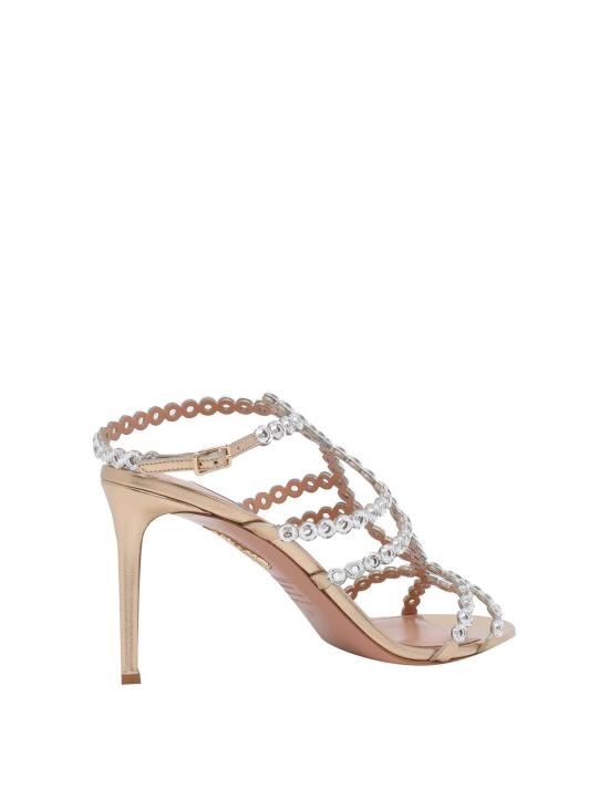 26SS 아쿠아주라 힐/펌프스 MRUMIDS0NPLSOG Gold - AQUAZZURA