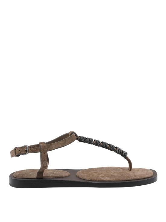 26SS 브루넬로 쿠치넬리 샌들 MZSFC3151C8921 Brown