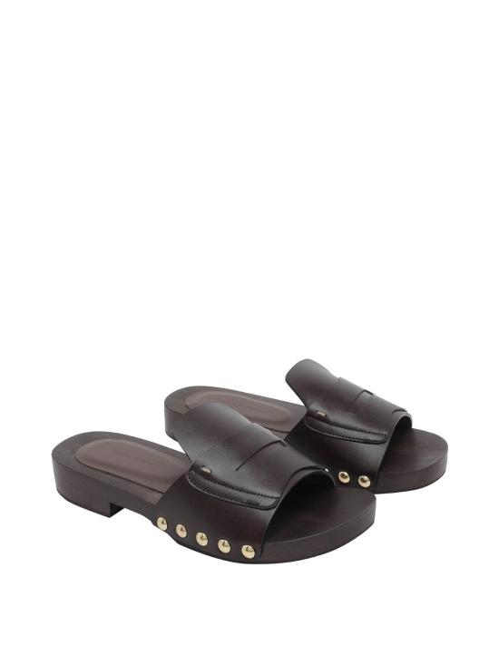 26SS 엔젤 알라르콘 뮬/슬리퍼 26097WD1GOTEBORGTESTA Brown - ANGEL ALARCON