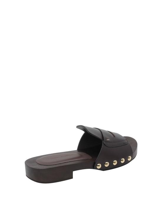 26SS 엔젤 알라르콘 뮬/슬리퍼 26097WD1GOTEBORGTESTA Brown - ANGEL ALARCON