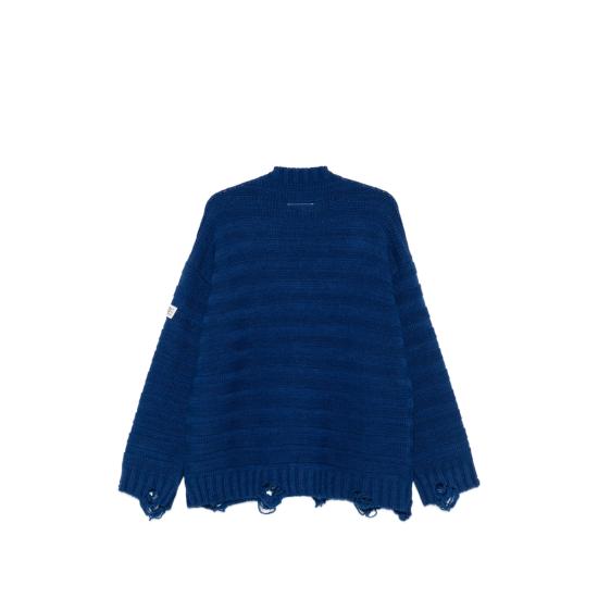 26FW MM6 메종마르지엘라 가디건 M13040 SH0HP0005 483 BLUE - MM6 MAISON MARGIELA