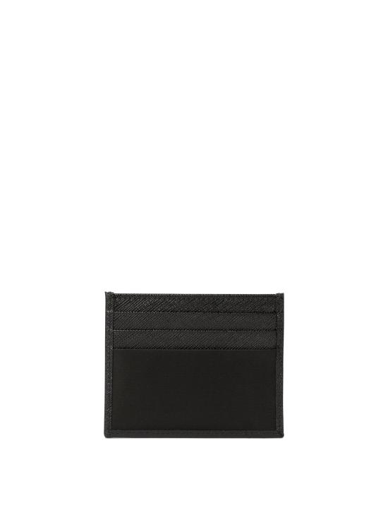 26FW 프라다 리나일론 사피아노 레더 카드 홀더 2MC0252DMHF0002 Black - PRADA