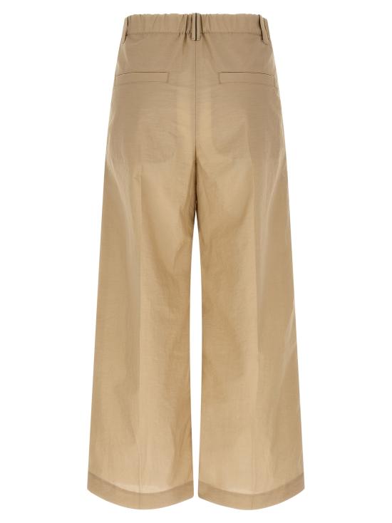 26SS 브루넬로 쿠치넬리 팔라초 팬츠 M0F79P9189C9195 Beige - BRUNELLO CUCINELLI