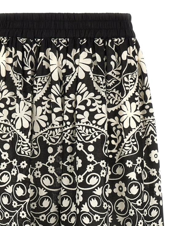 26SS 위켄드막스마라 팔라초 팬츠 2615131013600001 White Black - WEEKEND MAX MARA