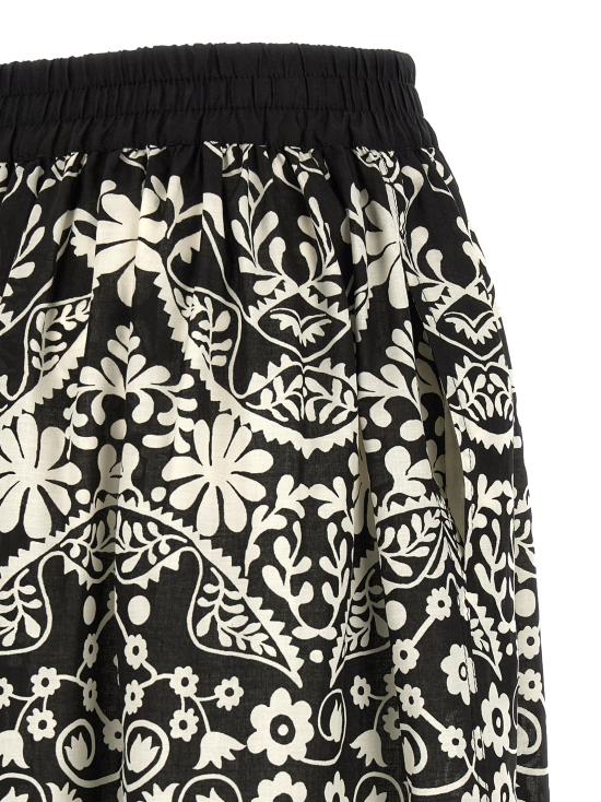 26SS 위켄드막스마라 팔라초 팬츠 2615131013600001 White Black - WEEKEND MAX MARA