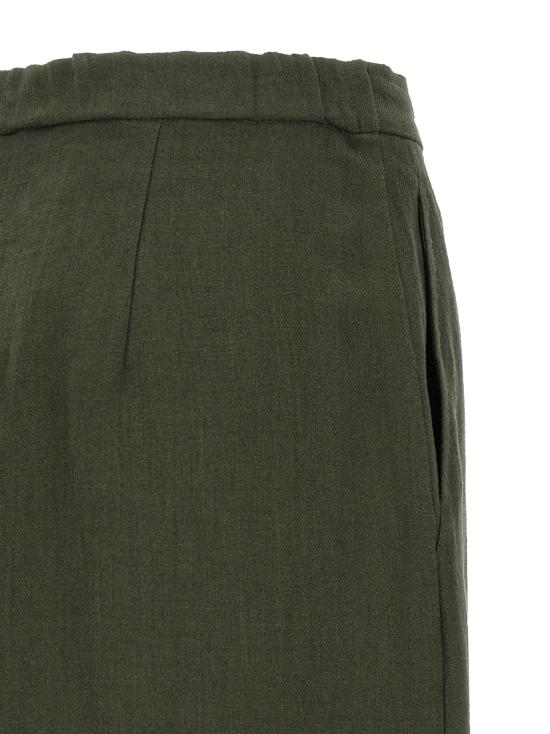 26SS 막스마라 스튜디오 팔라초 팬츠 2616131042600030 Green - MAX MARA STUDIO