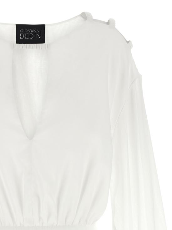 26SS 지오바니 베딘 숏 원피스 GBSS26507CBIANCO White - GIOVANNI BEDIN
