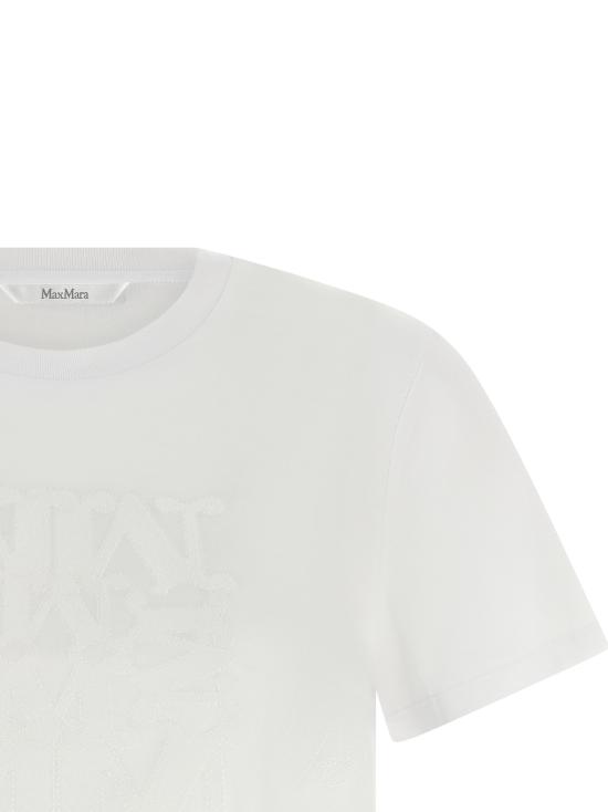 26SS 막스마라 반팔 티셔츠 2611941032600001 White - MAX MARA
