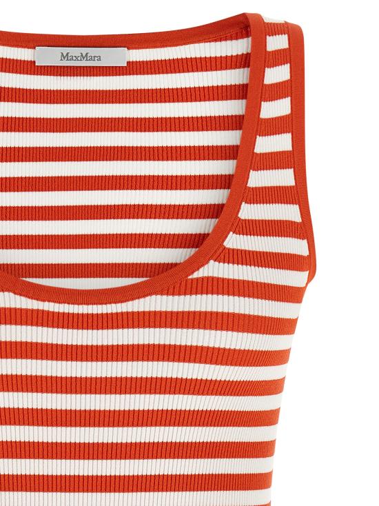 26SS 막스마라 기로 비스코스 탱크 탑 2611361032600019 Red - MAX MARA