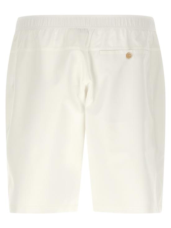 26SS 브루넬로 쿠치넬리 나일론 버뮤다 팬츠 MB4223590TC007 White - BRUNELLO CUCINELLI