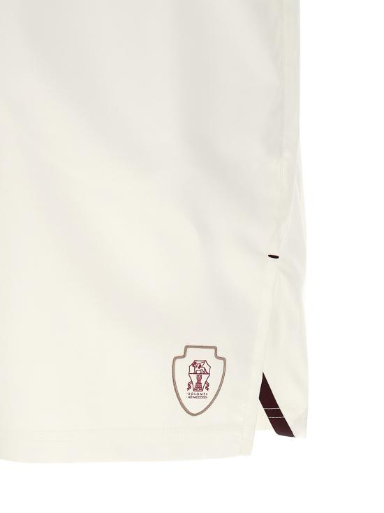 26SS 브루넬로 쿠치넬리 나일론 버뮤다 팬츠 MB4223590TC007 White - BRUNELLO CUCINELLI