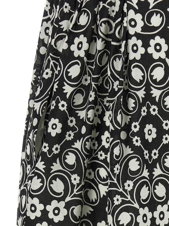 26SS 위켄드막스마라 롱 원피스 2615221023600001 White Black - WEEKEND MAX MARA