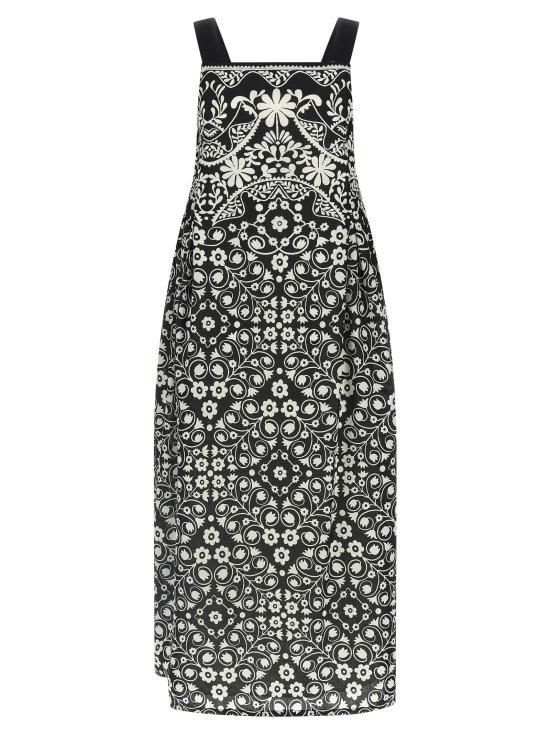 26SS 위켄드막스마라 롱 원피스 2615221023600001 White Black - WEEKEND MAX MARA