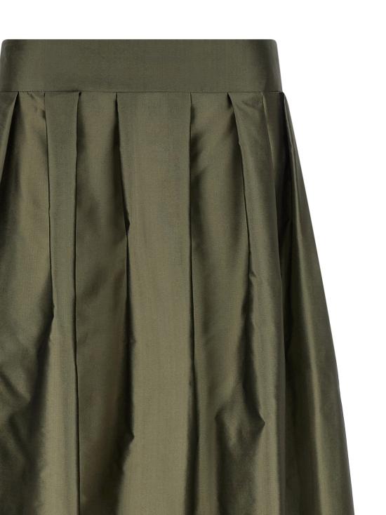 26SS 에스막스마라 에페토 폴리 스커트 2619101013600004 Green - 'S MAX MARA