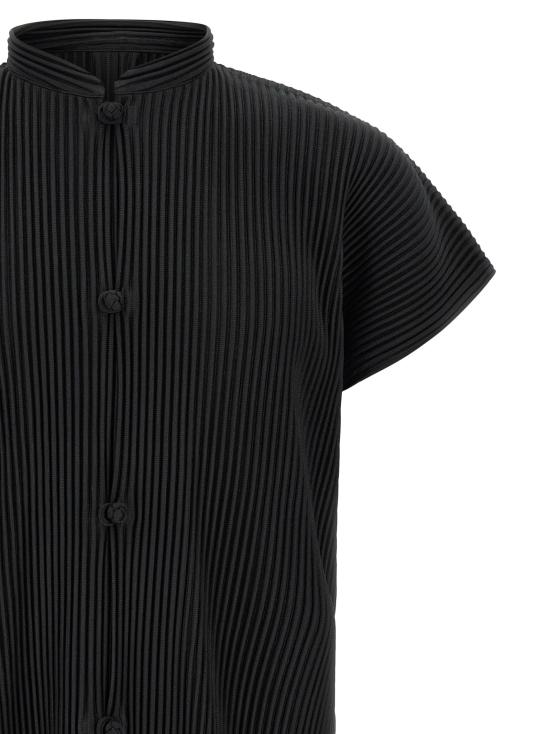 26SS 옴므 플리세 이세이 미야케 반팔 셔츠 HP66JJ04215 Black - HOMME PLISSE' ISSEY MIYAKE