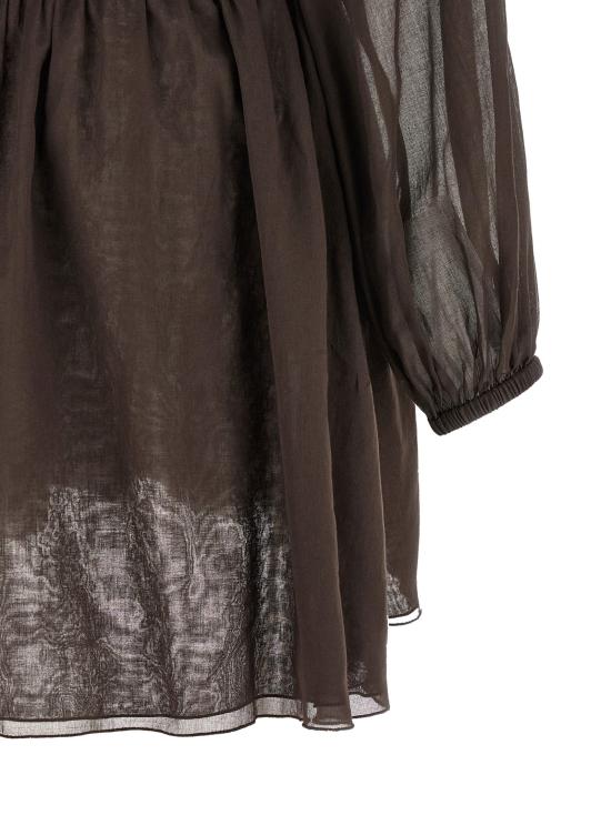 26SS 지오바니 베딘 숏 원피스 GBSS26507CMARRONE Brown - GIOVANNI BEDIN