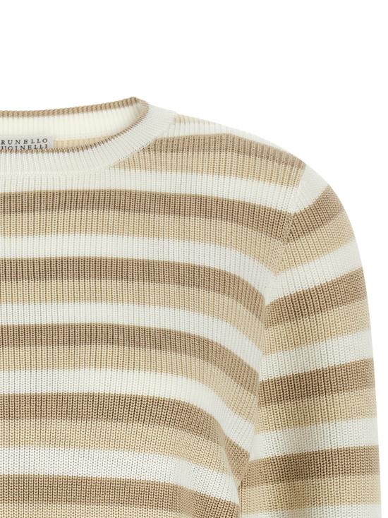 26SS 브루넬로 쿠치넬리 스웨터 M19271030CEI62 Beige - BRUNELLO CUCINELLI