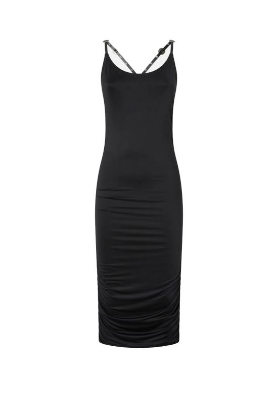 26SS 핑코 롱 원피스 106953A3C1Z99 Black
