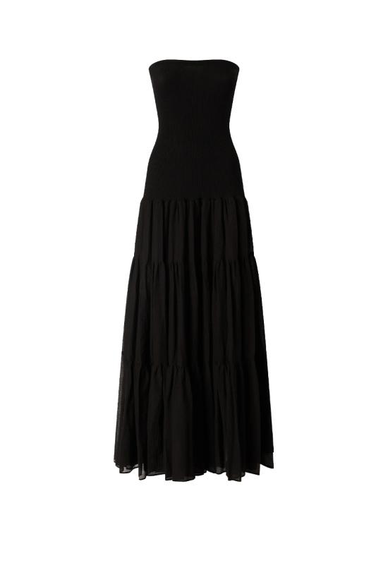 26SS 핑코 롱 원피스 107015A3D1Z99 Black