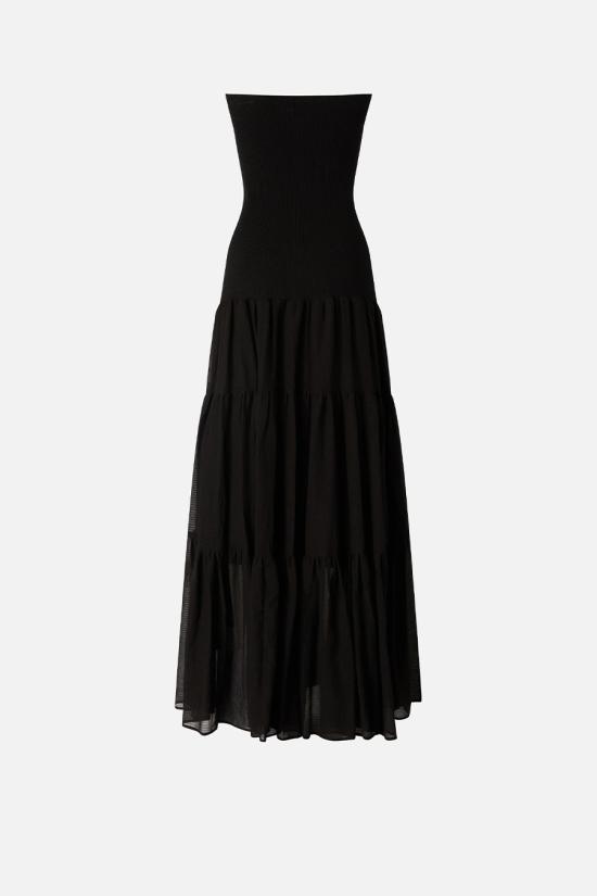 26SS 핑코 롱 원피스 107015A3D1Z99 Black - PINKO