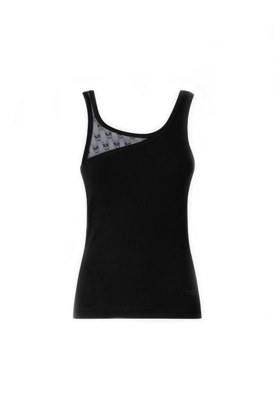 26SS 핑코 긴팔 티셔츠 106461A362Z99 Black