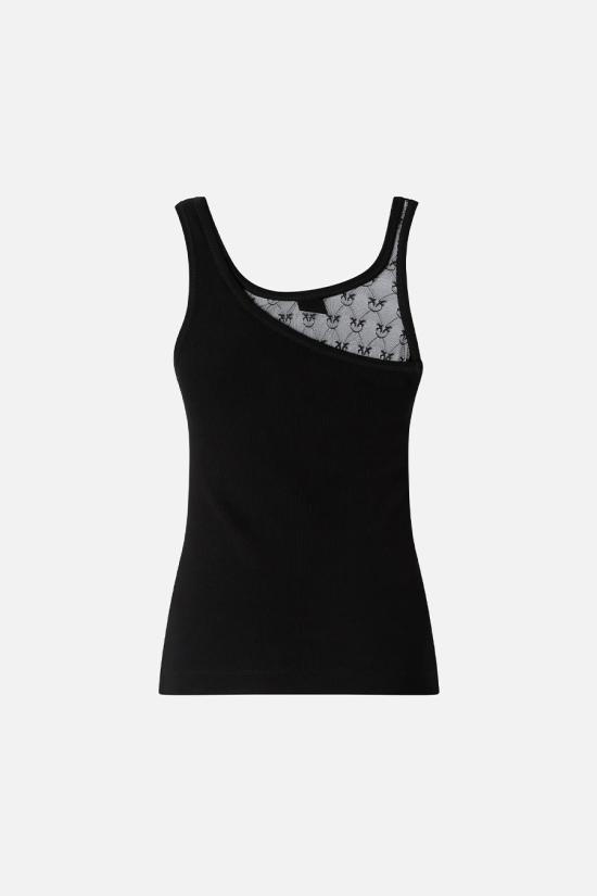 26SS 핑코 긴팔 티셔츠 106461A362Z99 Black - PINKO
