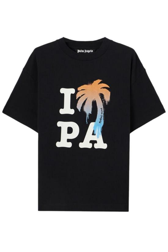 26SS 팜앤젤스 반팔 티셔츠 PMAA109S26JER007 Black
