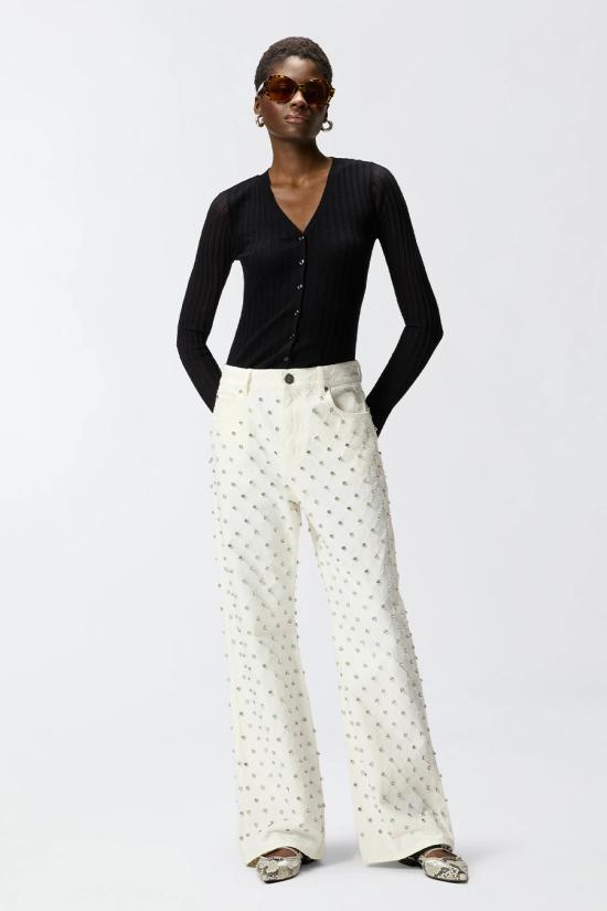 26SS 핑코 데님 팬츠 101733A3D9Z05 White - PINKO