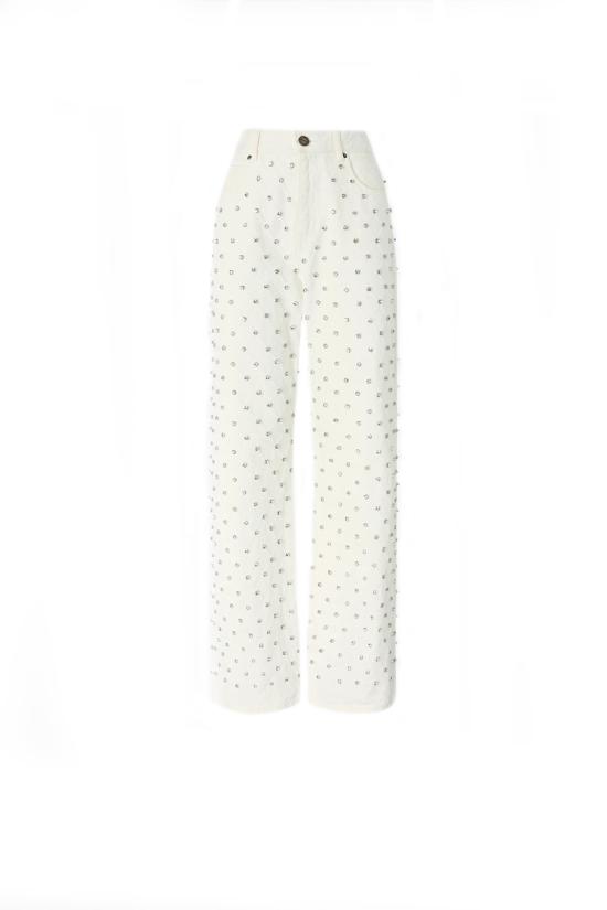 26SS 핑코 데님 팬츠 101733A3D9Z05 White
