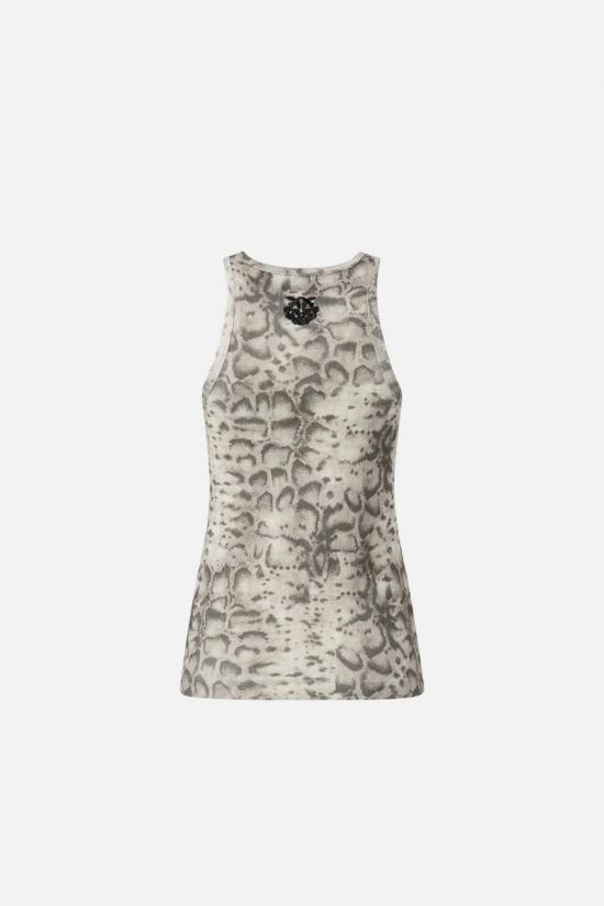26SS 핑코 긴팔 티셔츠 106919A3DPCZ9 Multicolor - PINKO