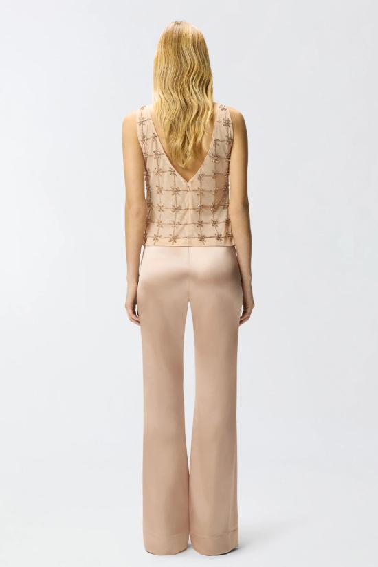 26SS 핑코 스트레이트 팬츠 106434A361Q35 Pink - PINKO
