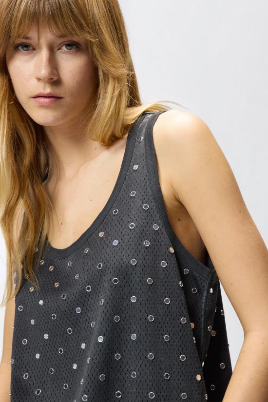 26SS 핑코 긴팔 티셔츠 106853A3BCI91 Grey - PINKO