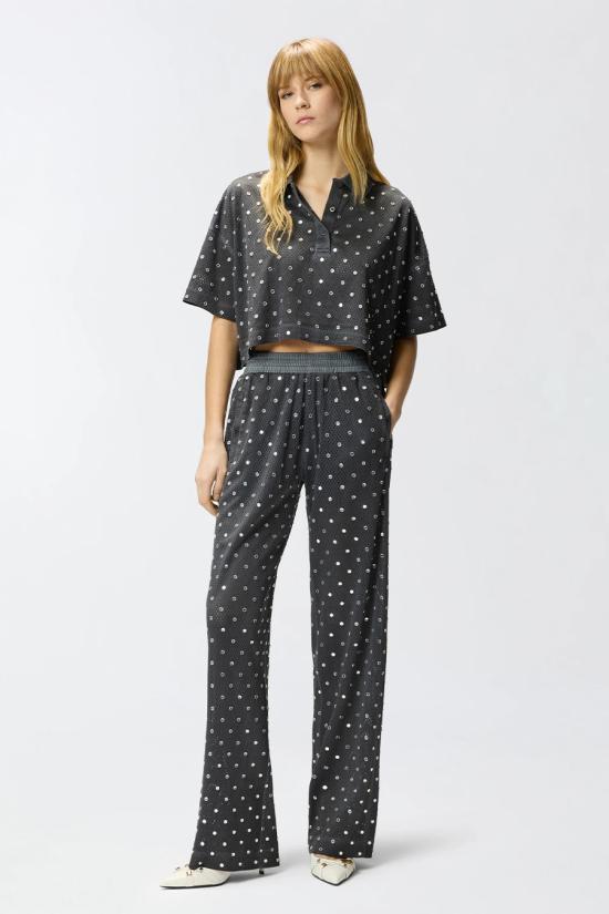 26SS 핑코 팔라초 팬츠 106852A3BCI91 Grey - PINKO