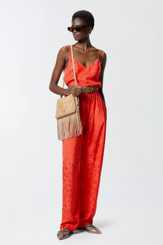 26SS 핑코 긴팔 티셔츠 106869A3ANA99 orange - PINKO