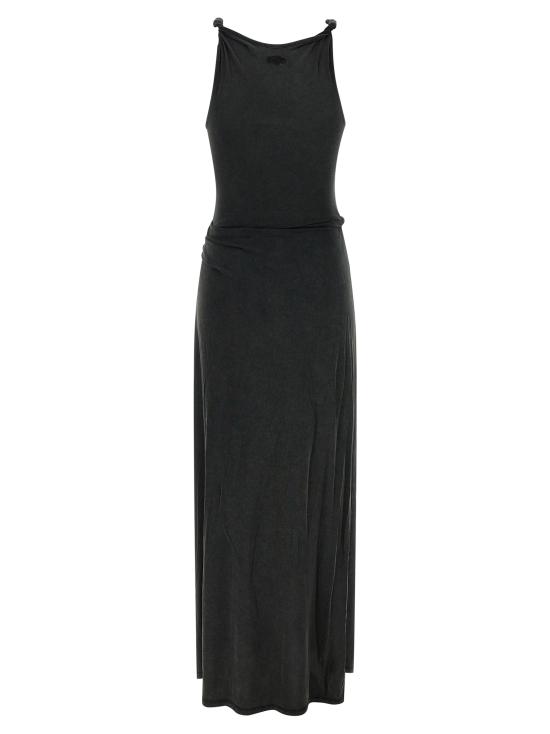 26SS 디젤 D 에스티가 맥시 드레스 A21867 0EPCJ 900A BLACK DOM - DIESEL