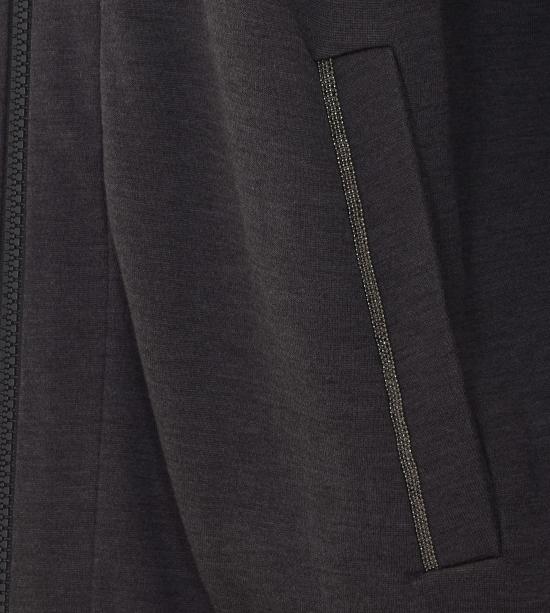 26SS 브루넬로 쿠치넬리 모닐리 지퍼루프 집업 MD828SB806 C9142 Grey - BRUNELLO CUCINELLI